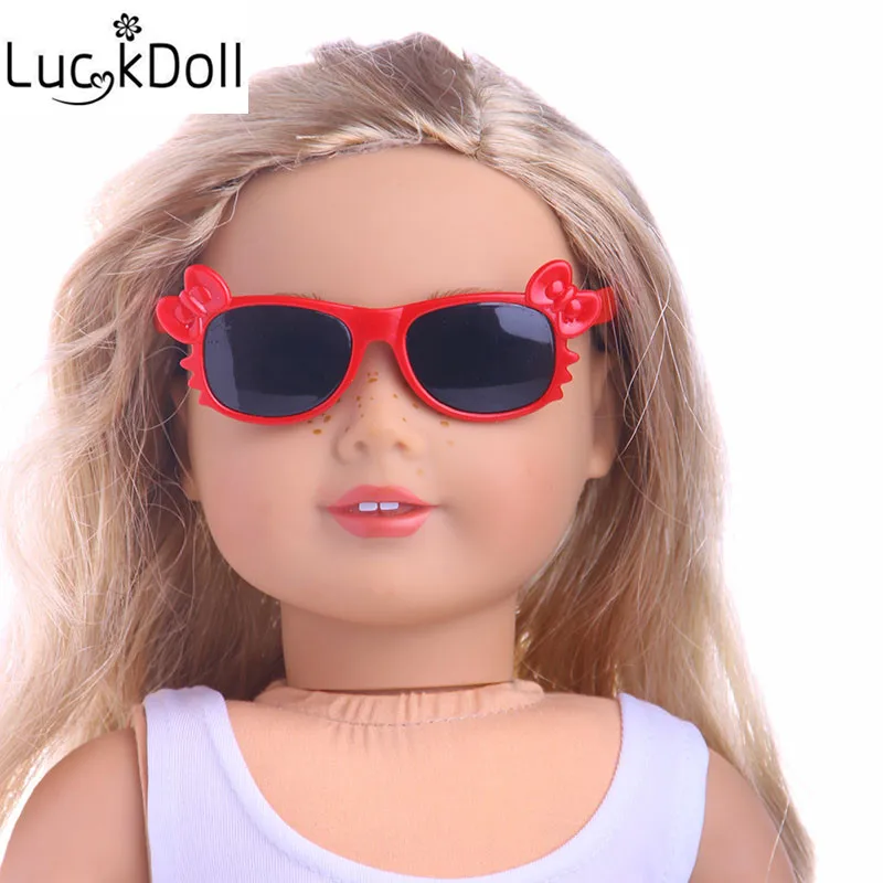 LUCKDOLL 18 дюймов Американский 43 см мини очки 1 шт. аксессуары для детской одежды