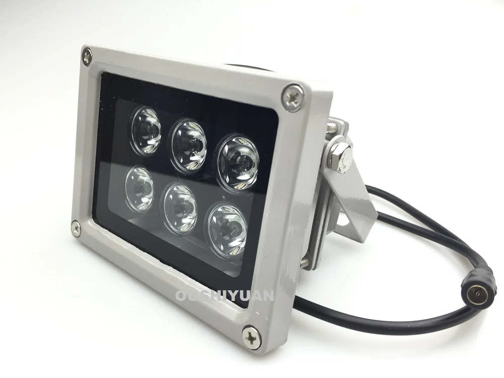 Система видеонаблюдения с 6 светодиосветодиодный белый свет ночное видение для