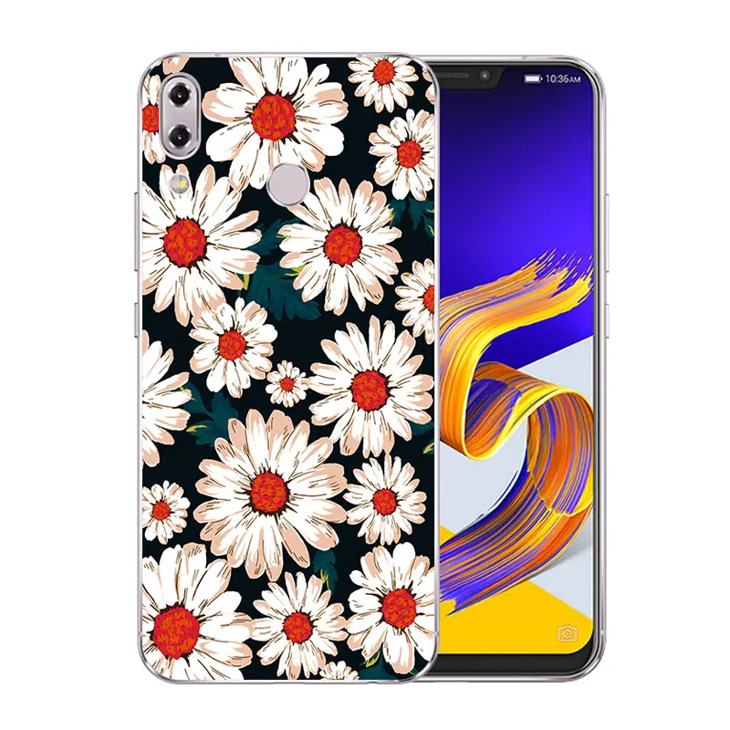 6 2 &quotдля Asus Zenfone 5z ZS620KL/5 ZE620KL Marb Прозрачный мягкий силиконовый чехол для телефона