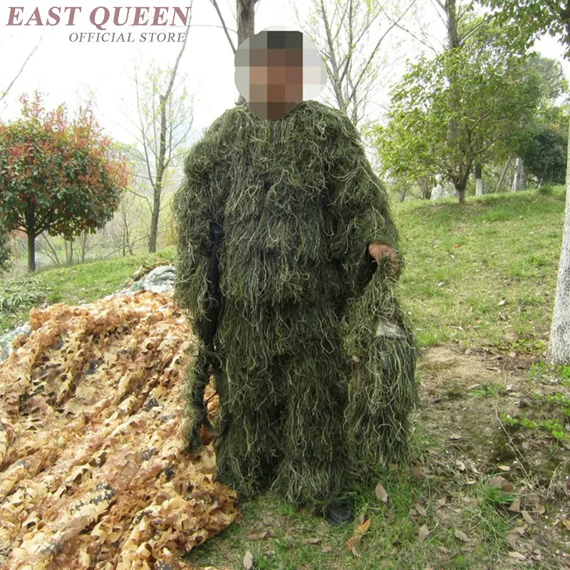 Bionic Grass Ghillie костюм снайперский Тактический Камуфляжный охотничий одежда