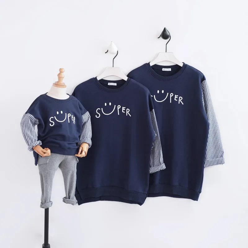 Одежда для всей семьи новинка 2018 года одежда мамы папы и ребенка хлопковая Мама я