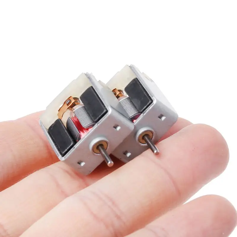 2 шт. DC3V 020 DC мотор квадратный Мини DIY двигатели научная игрушки для экспериментов