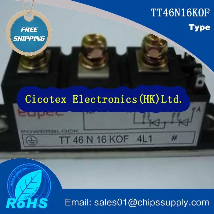 

Модуль питания IC TT46N16KOF IGBT TT46N16K0F TT 46 N 16 KOF 4L1