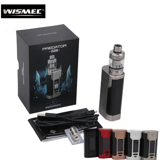 Зазор в исходном WISMEC Predator 228 Вт комплект/Elabo комплект электронной сигареты Elabo бак