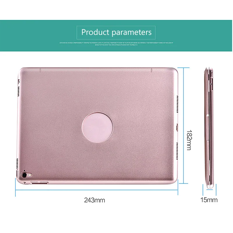 Bluetooth клавиатура для Apple Ipad Air Pro 9 7 2 4 ГГц Беспроводная Клавиатура чехол