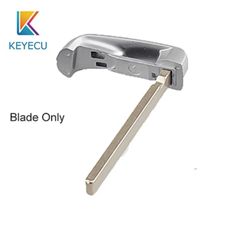 Запасной умный дистанционный аварийный ключ KEYECU необработанное пустое лезвие