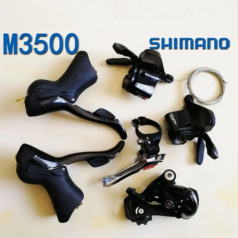Shimano 3500 переключатель велосипеда 9S 27S дорожный велосипедный переключатель переключения передач+ передний переключатель+ задний переключатель