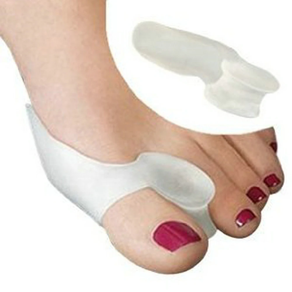 2 шт. силиконовый гель Bunion Splint большой палец сепаратор перекрытия распределитель