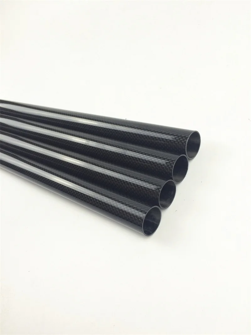 

4pcs/lot 100% full Carbon Fiber Tube 3k 14*18*500MM Long carbon handlebar carbon