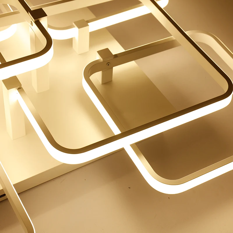 Потолочная люстра светодиодная квадратная для гостиной спальни|chandelier lighting|lamp