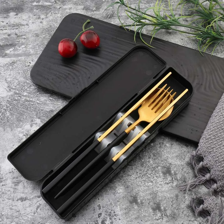 Столовые приборы из нержавеющей стали 304 западные столовые набор благородных