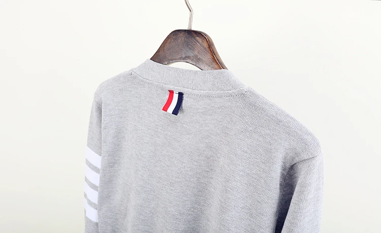 Женская трикотажная рубашка в полоску кардиган европейском и американском стиле