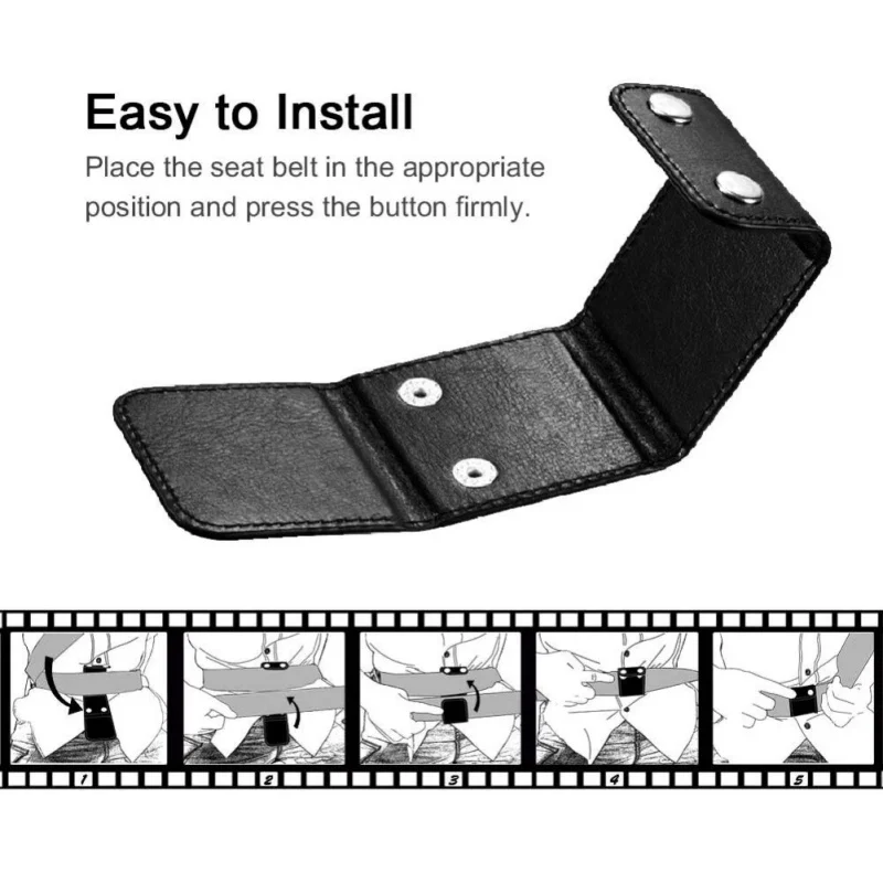 

2pcs Car Seatbelt Adjuster Comfort Universal Auto Shoulder Neck Strap Positioner Locking Clips Reduce The Feeling Of Discomfort