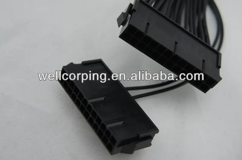 30 см Wellcore 24 Булавки двойной PSU адаптер идеально подходит для игр машины или