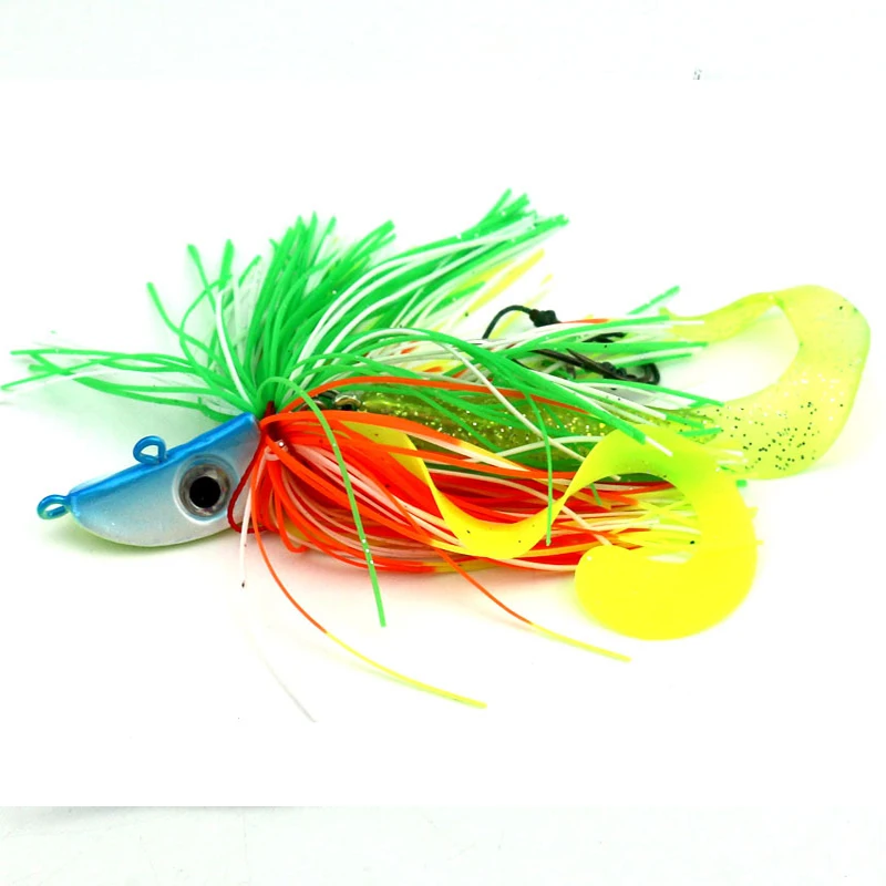 Seaknight Fishing lure 20g Lead head hook soft baits Grubs bait Ocean fishing Buzzbait Fake Lure | Спорт и развлечения