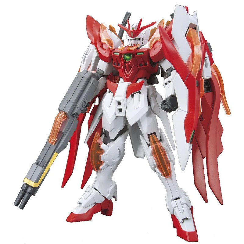 Игрушка конструктор Gundam Bandai HGBF 033 1/144 Wing gundam zero Honoo Gundam|Игровые фигурки и