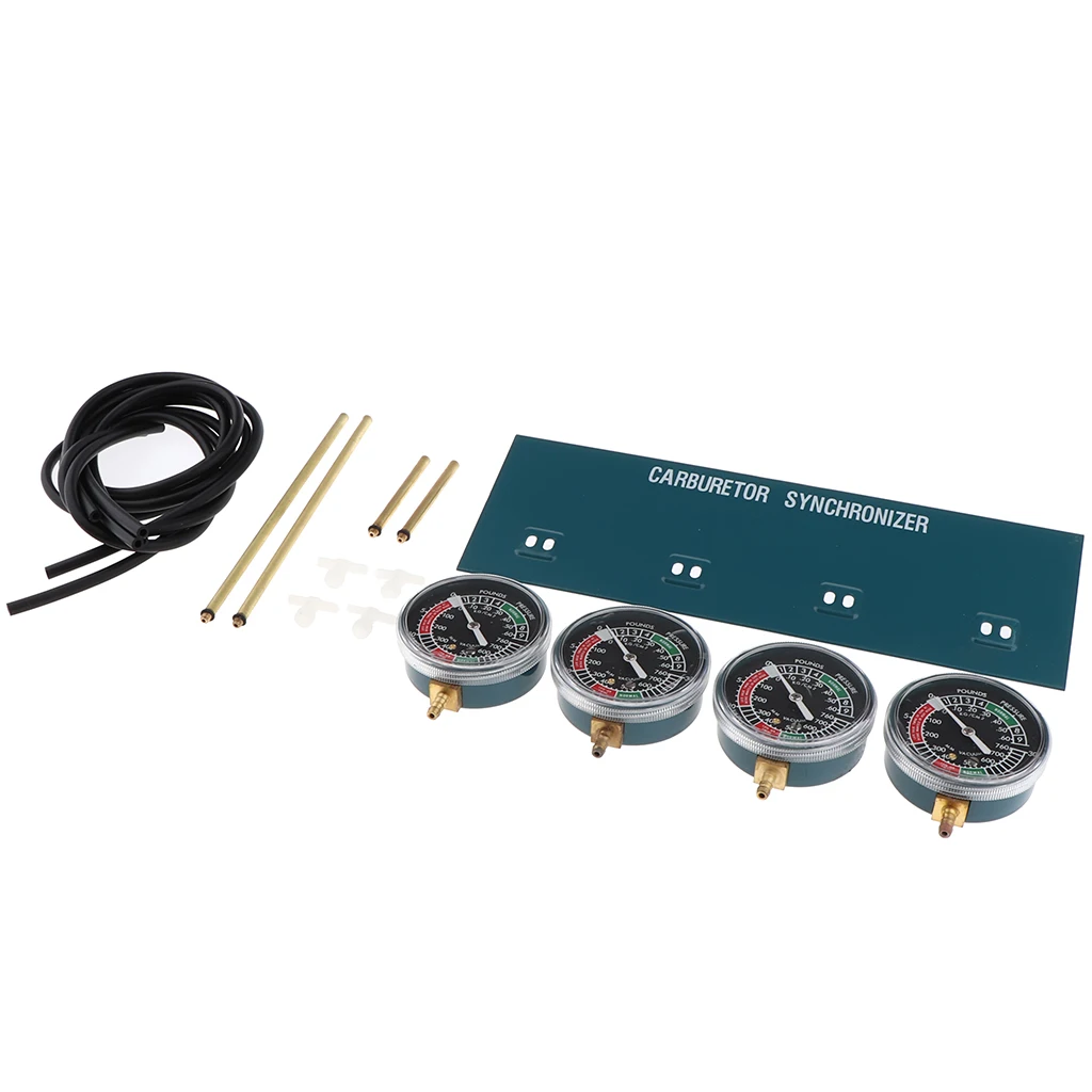4 шт. пластиковый вакуумный карбюратор для мотоцикла синхронизатор манометр