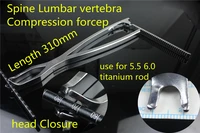 medical orthopedic instrument spine lumbar vertebra compression forcep 5 5 6 0 titanium rod surgical tool close compress pliers