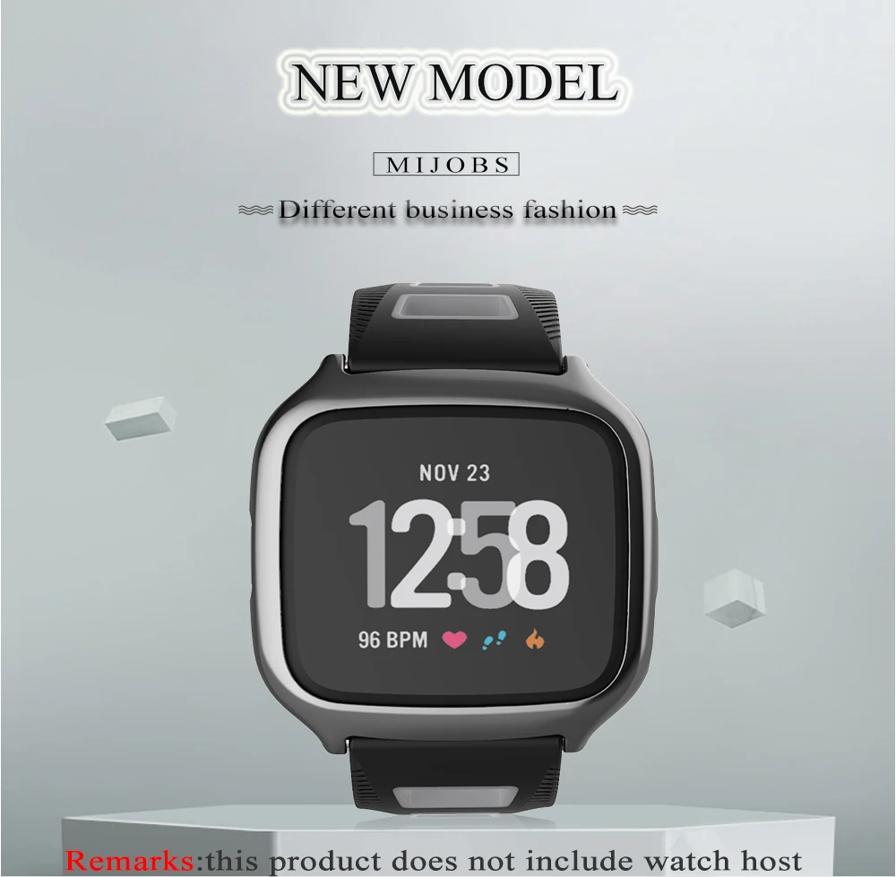 Mijobs силиконовый ремешок чехол для Fitbit Versa Lite браслет умные часы для Fitbit Versa чехол с браслетом аксессуары ремешок на запястье