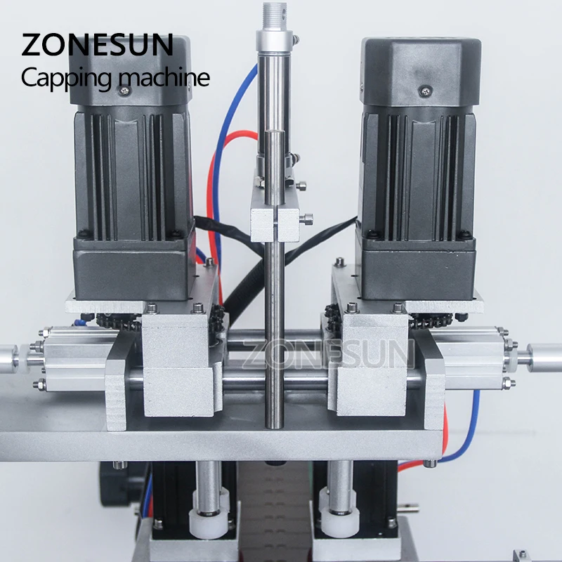 ZONESUN автоматический настольный электрический пластиковый стеклянный парфюм шампунь косметический лак для ногтей бутылка укупорочная машина автоматическая укупорочная машина