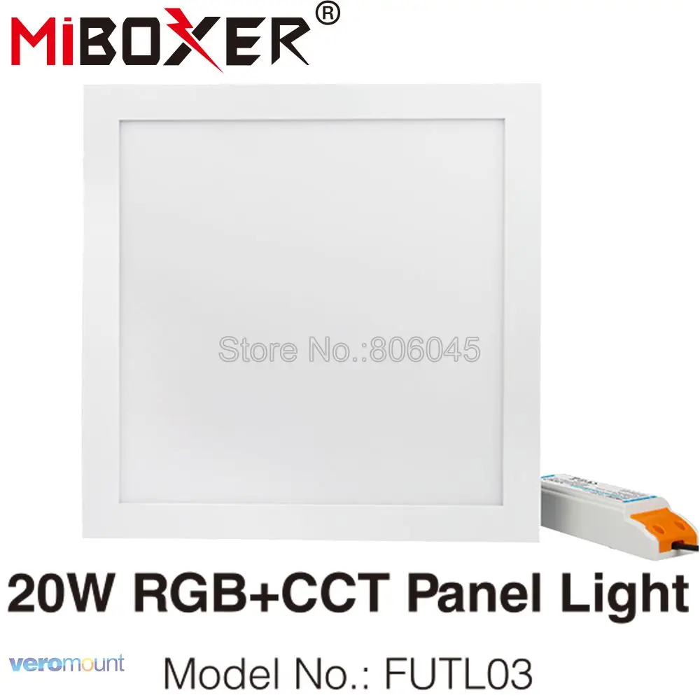 MiBoxer FUTL03 20 Вт умный квадратный RGB + CCT светодиодный Панель светильник 295x295