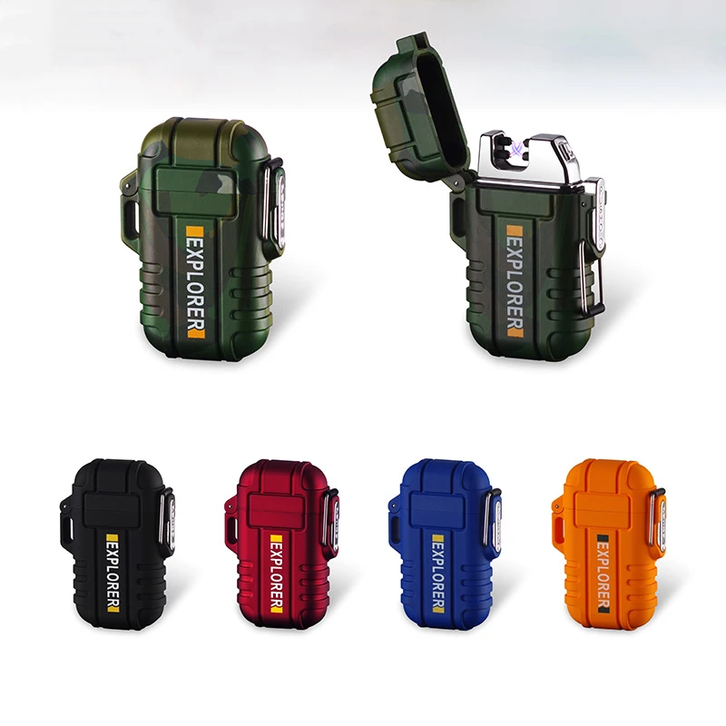 USB водостойкий двойной дуги зарядки импульса плазмы сигарета зажигалка Explorer