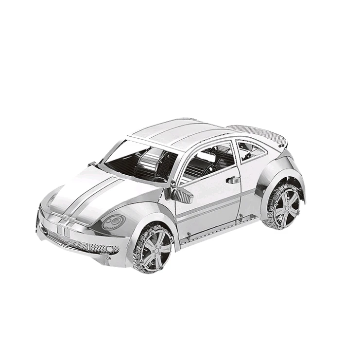 

Toy 3D Metal Model Sports Car Educational Model Set DIY Laser Cut Stainless Steel Adult Puzzle Collection