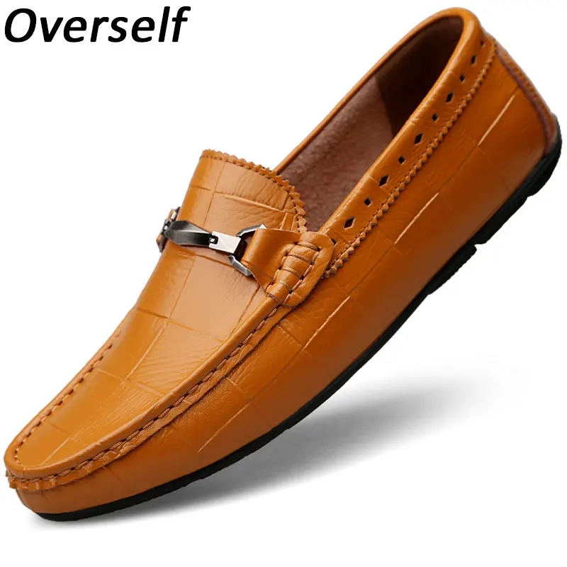 2019 Moccasins Driving Shoes for men Luxury Brand man Loafers High Quality Genuine Leather Casual Shoes