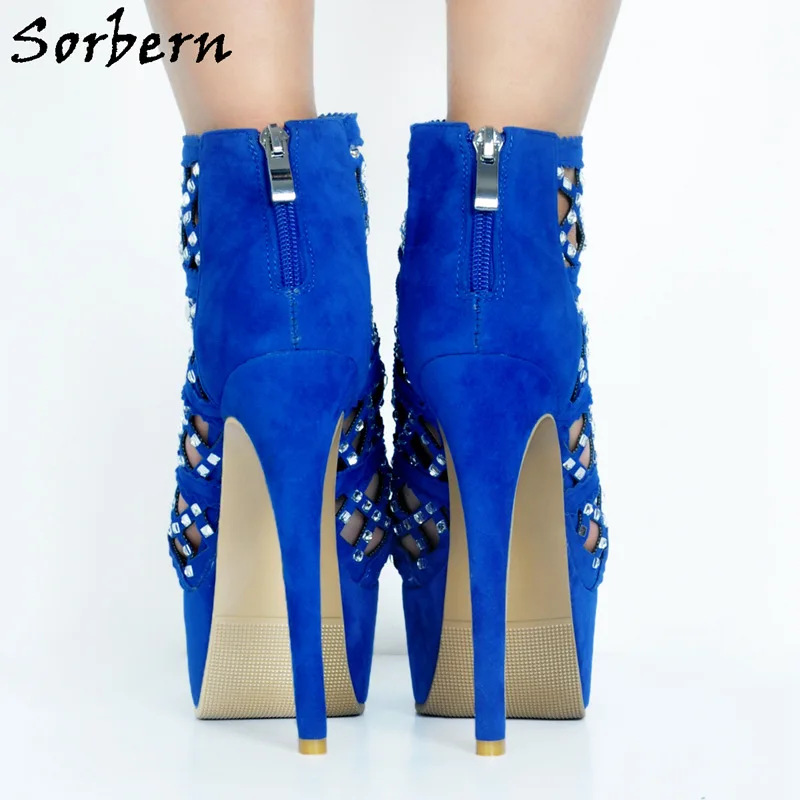 Женские босоножки с вырезами на высоком каблуке и платформе|woman sandals rhinestone|sandals high