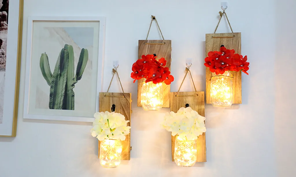 Модные декоративные бутылки каменная банка Настенный декор деревенские