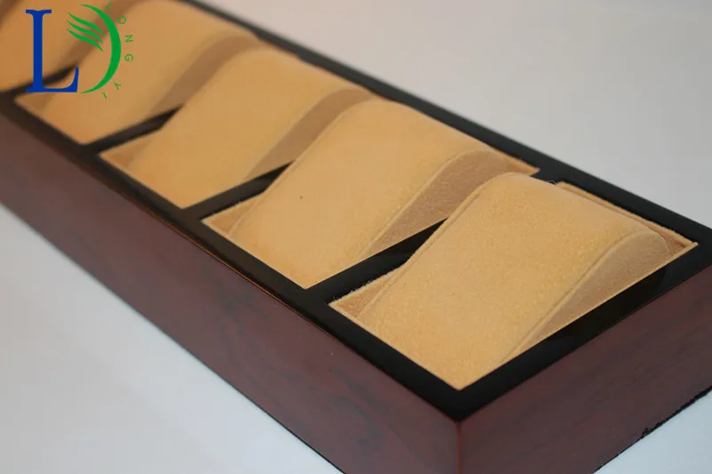 6 ячеек дисплей для ювелирных изделий искусственный жемчуг бархат подушек