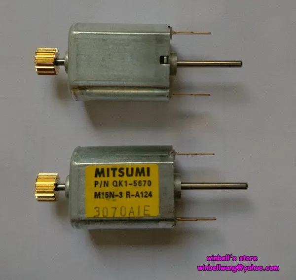 10 шт., абсолютно бренд Japan mitsumi 12 В 10000 об/мин 030 микро двигатель постоянного тока QK1-5670 высокая скорость карбоновая щетка мотор