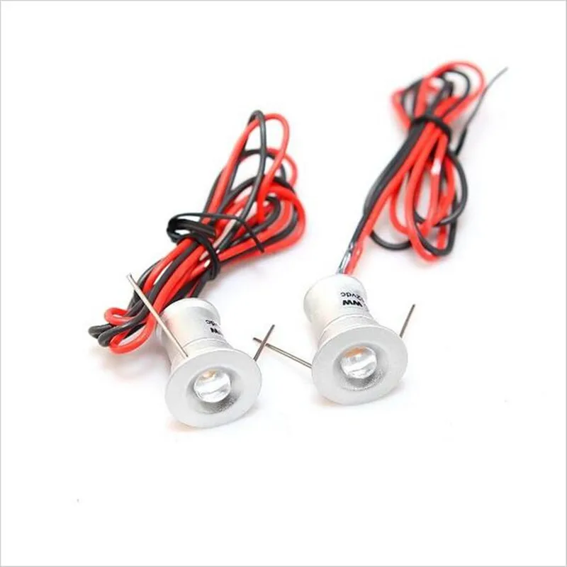 Супер мини светодиодные точечные светильники 9 шт./компл. 1 Вт 12 в пост. Тока IP65