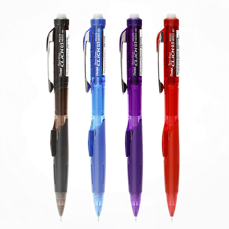 Японский механический карандаш Pentel PD275 0 5 мм студенческий с ластиком 1