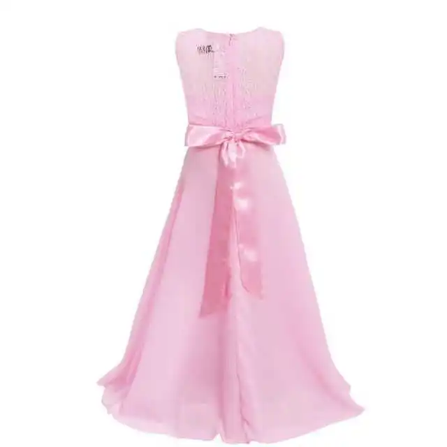 new Lace Princess Girl Dress Children Clothing Pageant Teenage Girls Clothes 4-14 |