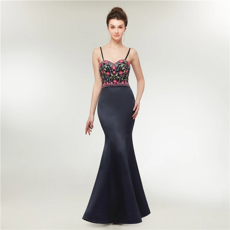 Forevergracedress вечерние платья черного цвета 2019 милая изящная Русалка большие размеры