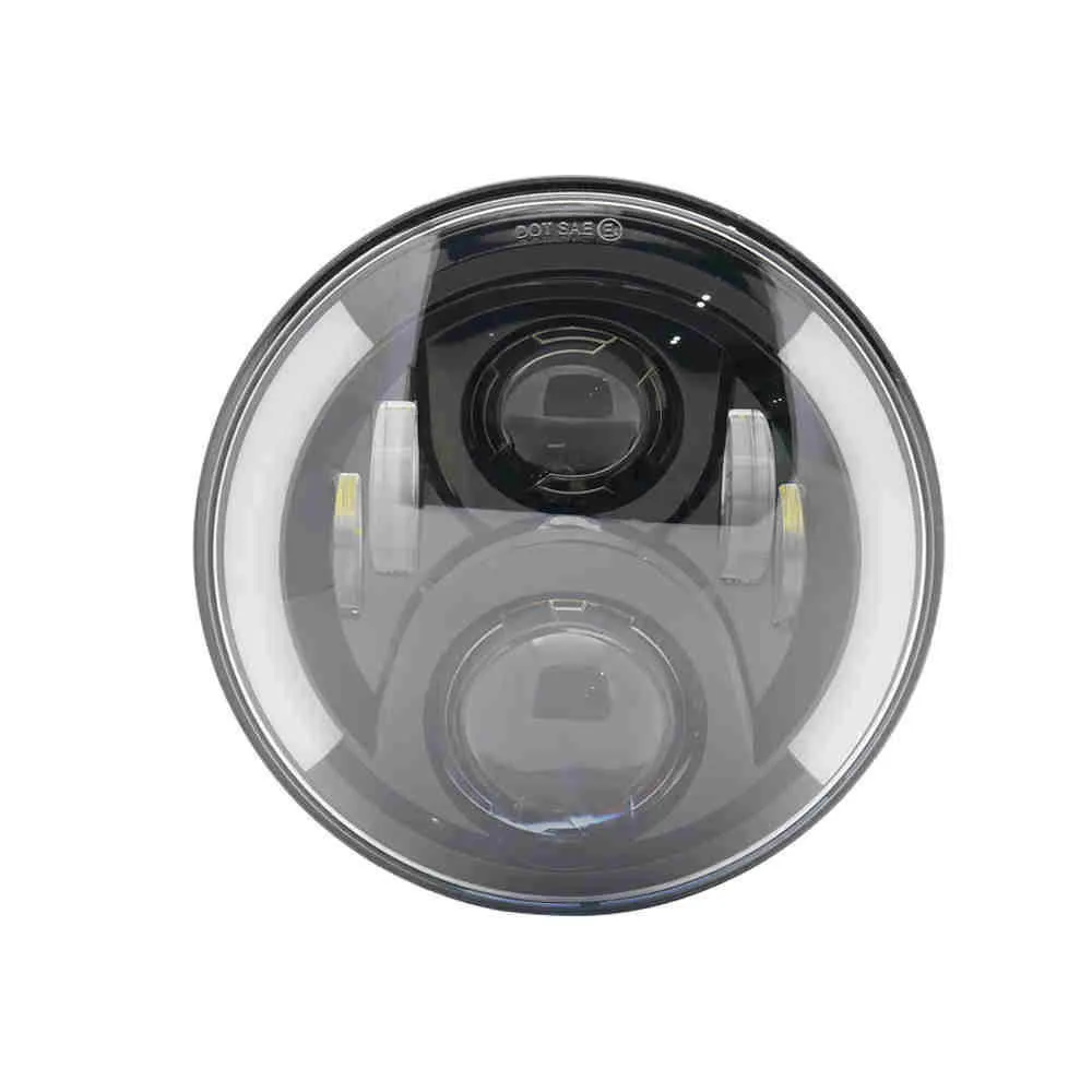 50w Halo light Black " светодиодный налобный фонарь для HD FLSTC ультра Классический дорожный король Yamaha Road Star V Star 650 1100 роскошный индийский Скаут главный Vegas 8-Ball - Цвет: 50w Halo light Black