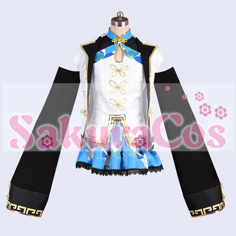 Custom size LoveLive!Sunshine Aqours Tsushima Yoshiko косплей платье Чонсам костюм на Хэллоуин аниме