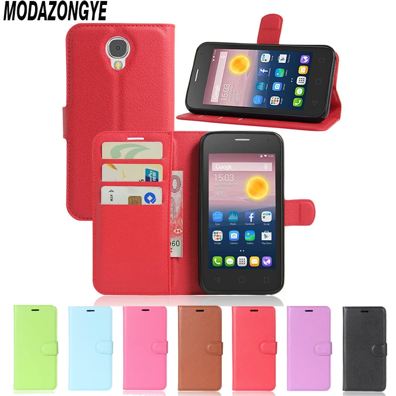 Чехол для Alcatel Pixi 4 5010D 5 0 дюйма чехол кошелек из искусственной кожи телефона One Touch