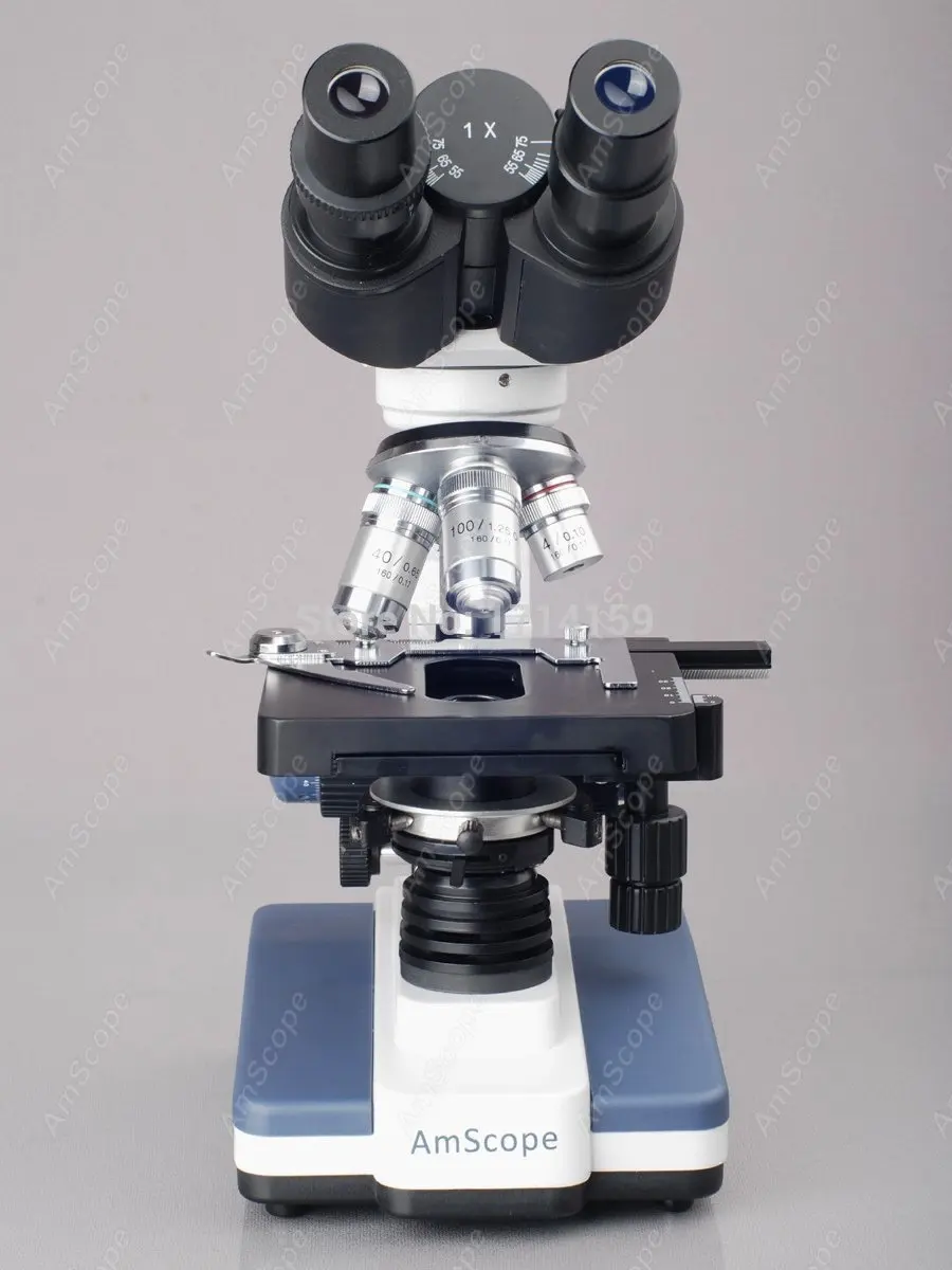 Клиника больница AmScope поставки 40X 2000X LED бинокулярный цифровой составной