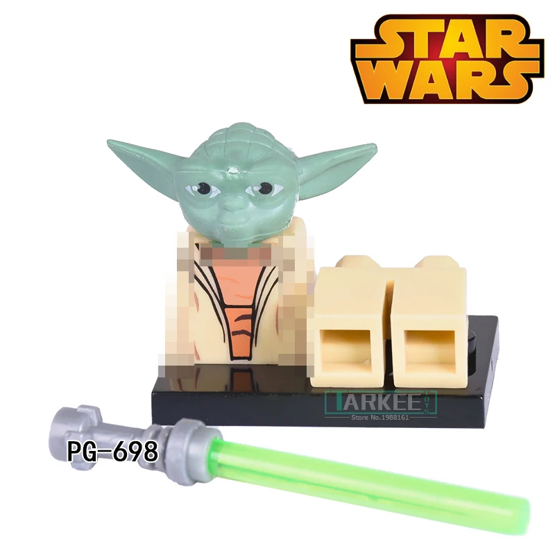 Один Звездные войны Buildable блоки йода Санта Джанго Фетт Клон Trooper военный