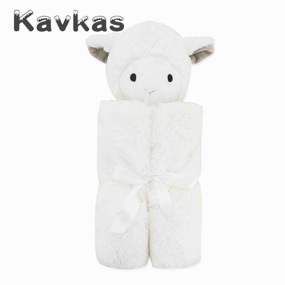 PS8022 Kavkas детские одеяла 76*76 см для новорожденных милый кролик мягкий теплый Colar пеленать детское банное полотенце для малышей Постельные принадлежности Одеяла - Цвет: PS8022