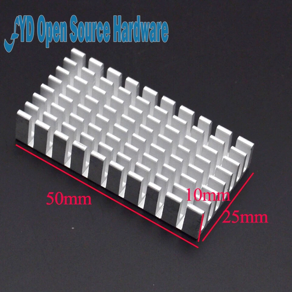 Радиатор высокого качества 50*25*10 мм (серебряный слот)|radiator heating|radiator 50radiator heat sink |