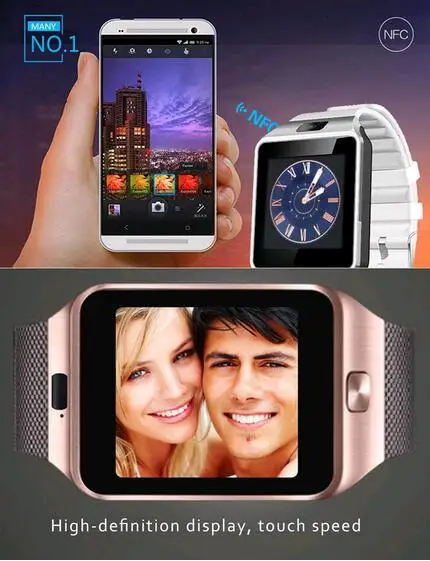 Умные часы DZ09 с камерой Bluetooth звонки спорт SIM TF карта iOS Android | Наручные