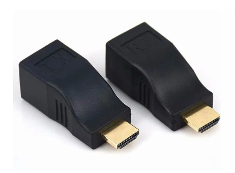 Черный HDMI по RJ45 CAT5e CAT6 UTP LAN Ethernet балун расширитель ретранслятор-1080p 3D HD Oct30 HW |
