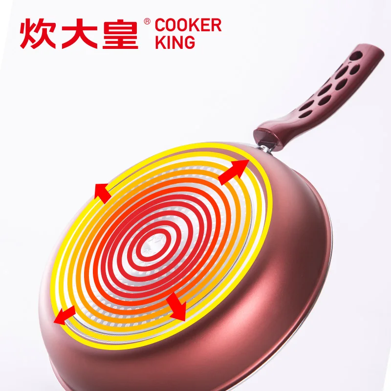 4 шт./компл. антипригарного сковороды набор посуды wok бездымной посуды|Наборы