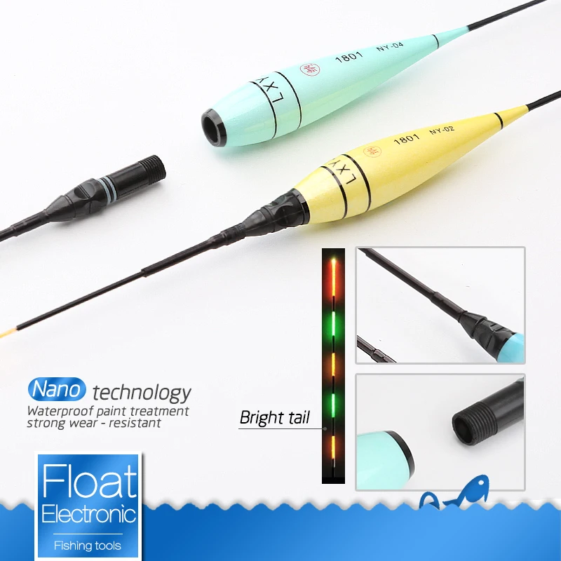 DONQL 5 шт./лот светодиодный светящийся электронный поплавок для рыбалки цветной