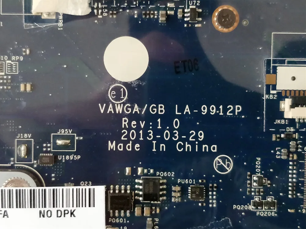 KEFU Высококачественная материнская плата LA-9912P 11S90003031 для LenoVo G505 материнская плата протестирована, работает хорошо