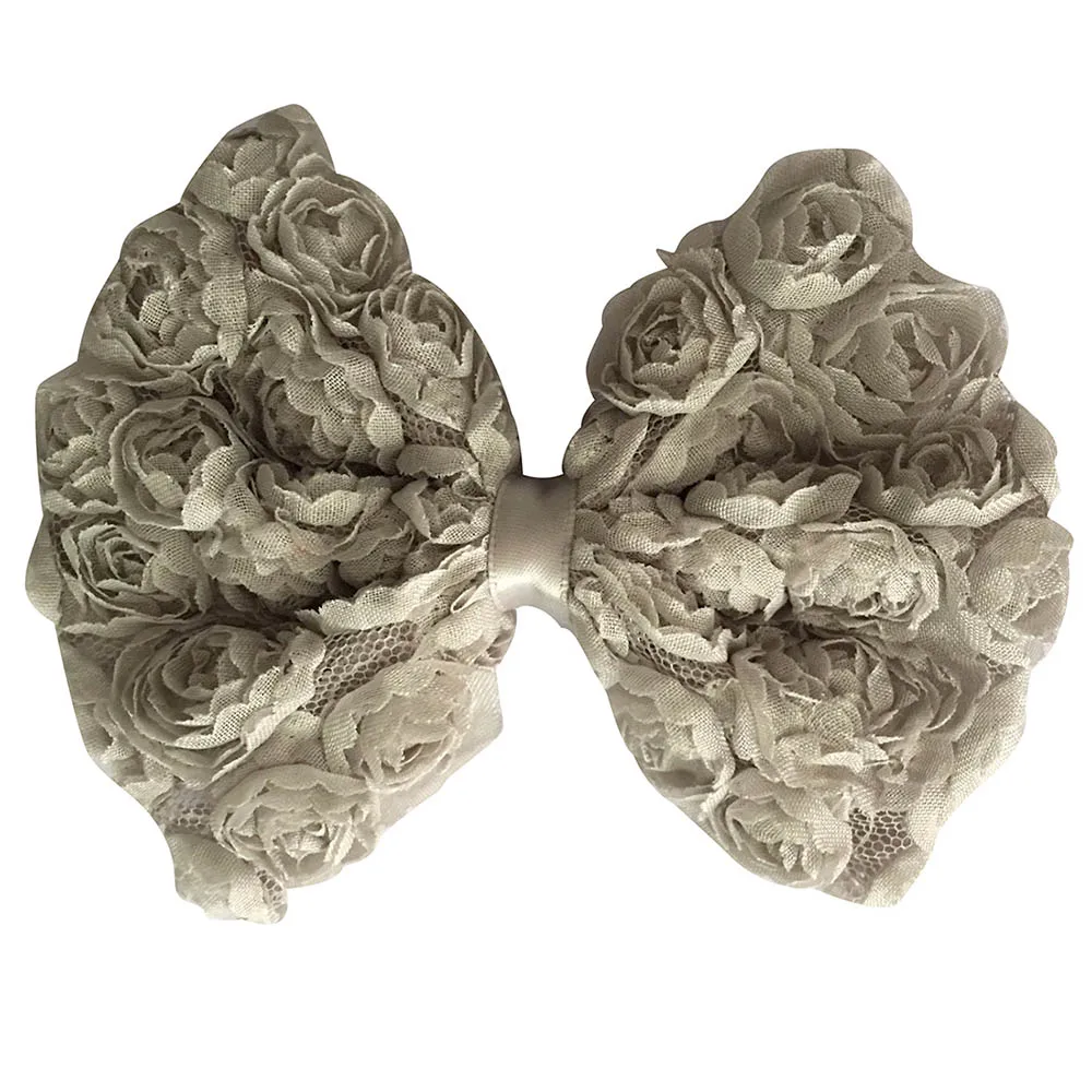 1 шт. большая шифоновая розетка шифоновый бант|bow hair clip girl|hair girlbow |