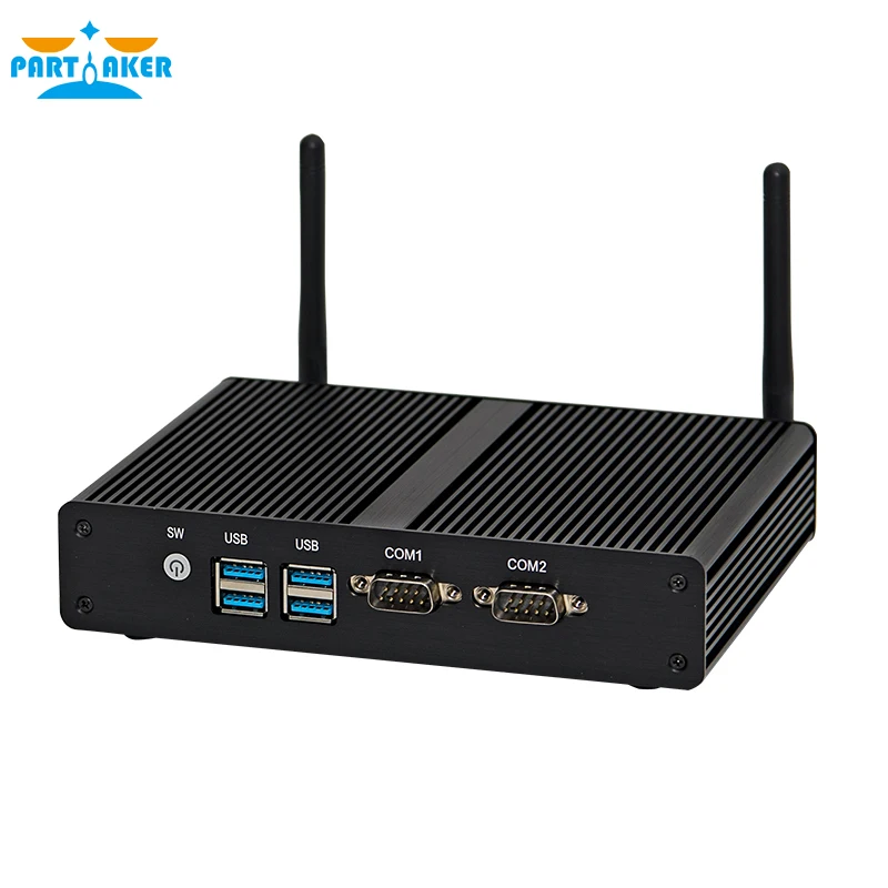 Самый дешевый Intel Core i3 4030U Celeron 2955U Мини ПК Windows 7 Barebone компьютер DDR3L 4K HTPC Dual Lan Partaker P7